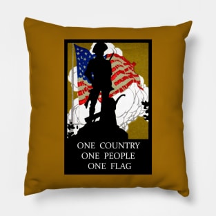 1940 One Country Pillow