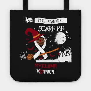 Myeloma Awareness You Cannot Scrame Burgundy Ribbon In This Family No One Fights Alone Tote