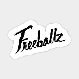 Freeballz Logo Black Magnet