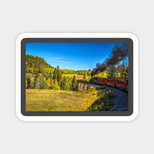 Cumbres and Toltec Narrow Gauge Railroad Route Magnet