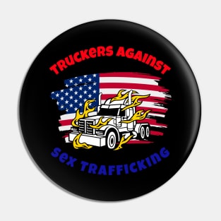 American Trucker, Truckers Against Sex Trafficking RWB Pin