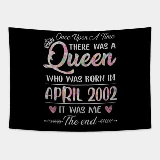 Girls 18th Birthday Queen April 2002 18 Years Old Tapestry