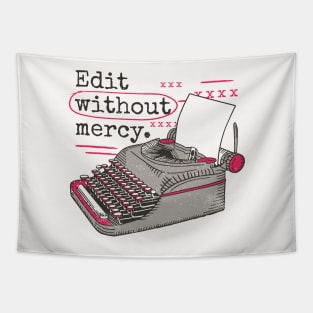 Edit Without Mercy // Vintage Typewriter Inspiration Tapestry