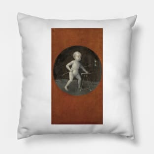 Christ Child with a Walking Frame - Hieronymus Bosch Pillow