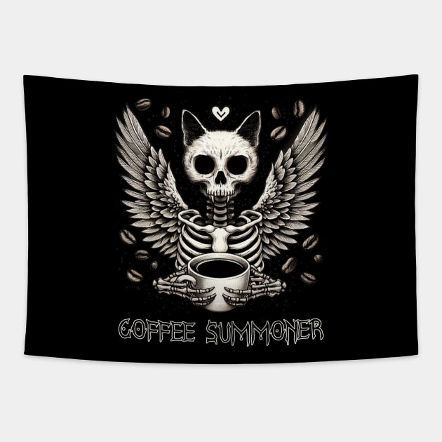 Coffee Summoner Tapestry by DarkWave