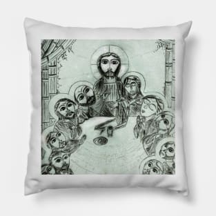 Mystical Last Supper Pillow