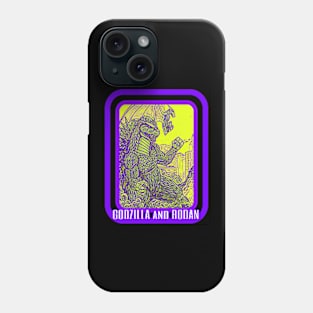 GODZILLA and RODAN Phone Case