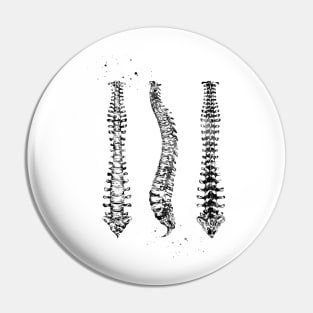 Human Spine Pin