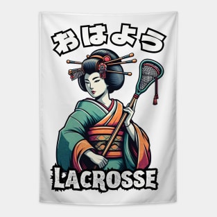 Lacrosse geisha Tapestry