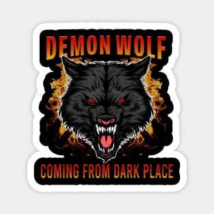 Demon Wolf Magnet