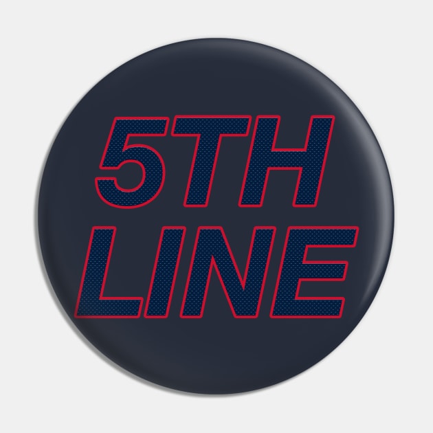 5th Line Pin by BlimpCo