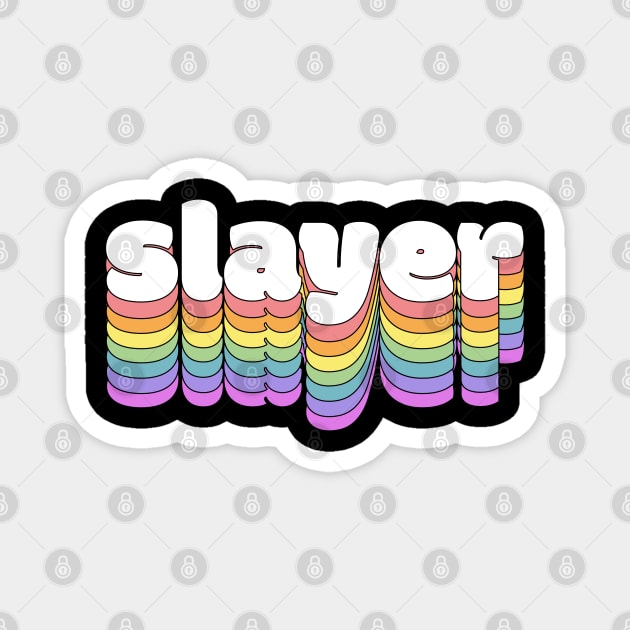 Rainbow Slayer Magnet by darklordpug