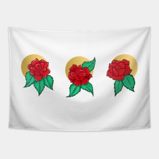 Rose Tattoo Flash Tapestry