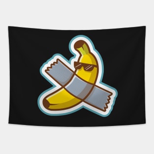 Banana Art Duct Tape Funny Sunglasses Tapestry