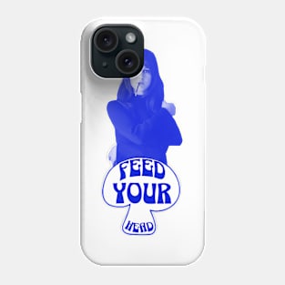 Feed Your Head (Blue and White) Phone Case