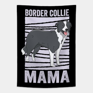 Border Collie Mama Funny Dog Tapestry