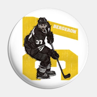 Patrice Bergeron Boston Sketch 37 Pin