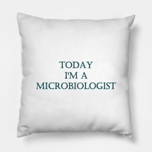 Funny One-Liner “Microbiologist” Joke Pillow