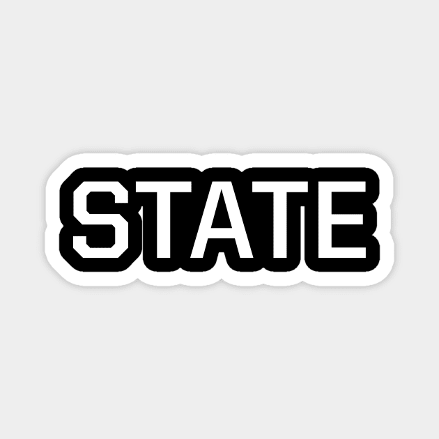 STATE Magnet by UNITED STATES OF TEES