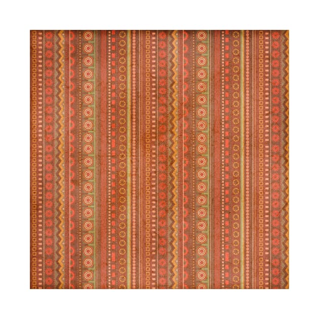 Colorful Mosaic Aztec Pattern Indian Mexican Ethnic Oriental Rug by jodotodesign