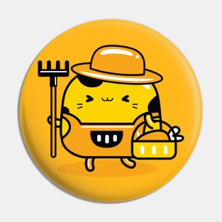 yellow cat farmer profession Pin