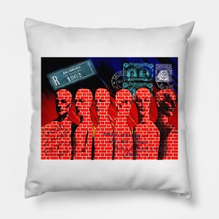 Six Brick Postmen Pillow