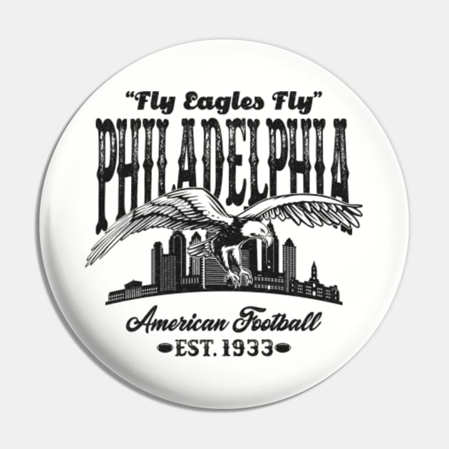 Philadelphia Eagles Established 1933 Pin