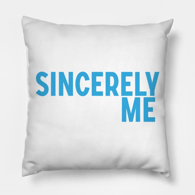 Sincerely Me -Dear Evan Hansen Pillow by JacksonBourke