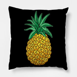 Pineapple Funny Pi Day Pun Nerd Math Student Teacher Pillow