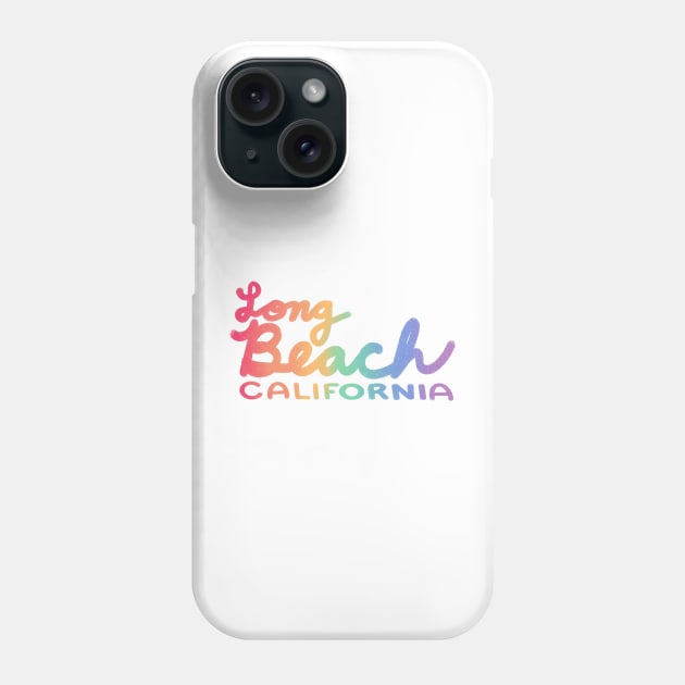 Long Beach California Phone Case by avadoodle