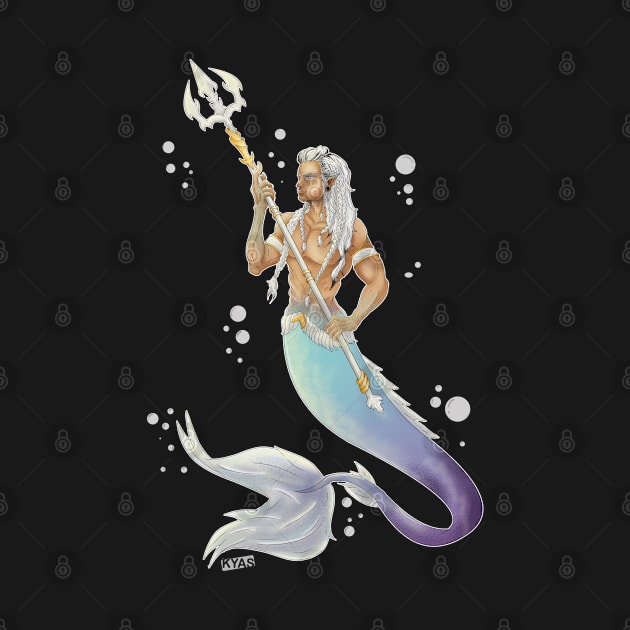 Principe protector del Mar (Mermaid and Triton) by KyasSan