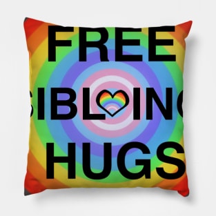 Free Sibling Hugs Pillow