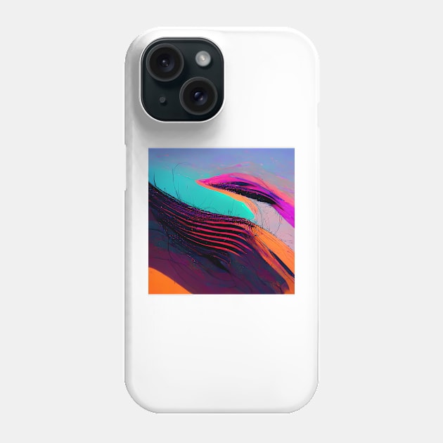 Vibrant Lines #5 Phone Case by endage