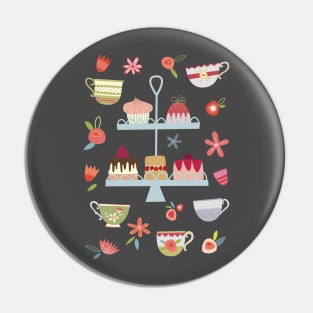 Tea and Cakes Pin