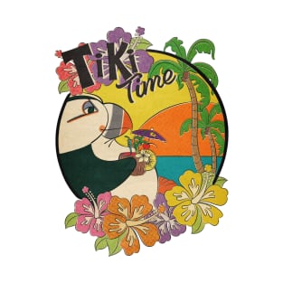 Tiki Time Puffin! T-Shirt