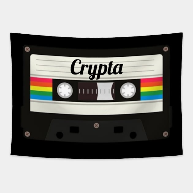 Crypta / Cassette Tape Style Tapestry by GengluStore