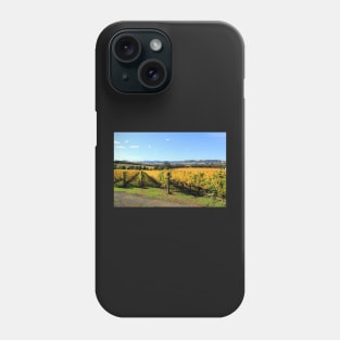 Autumn in the vineyard, Coal River Valley, Tasmania Phone Case