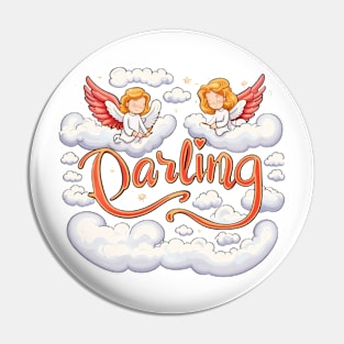 Sweetheart Arc - 'Darling' Amid Heavenly Clouds and Love Tee Pin