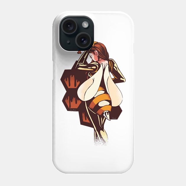 Sexy Bee Phone Case by Lees Tees