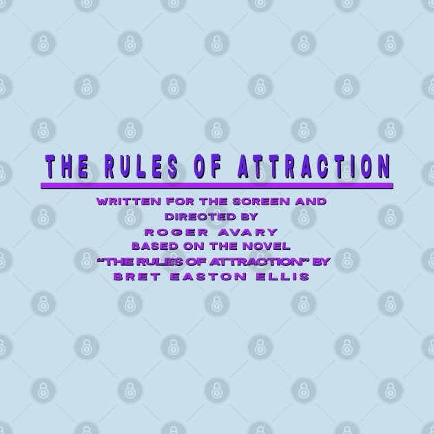 Rules of Attraction Title Card by Exploitation-Vocation