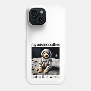 Outta This World Aussiedoodle Phone Case