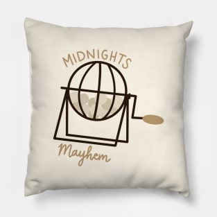 Midnights Mayhem Bingo Cage Pillow