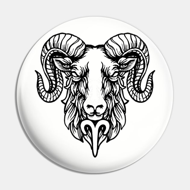 Zodiac Sign Birthday Gift Pin by Kneazal