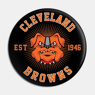 Browns - CLVD Vintage Pin