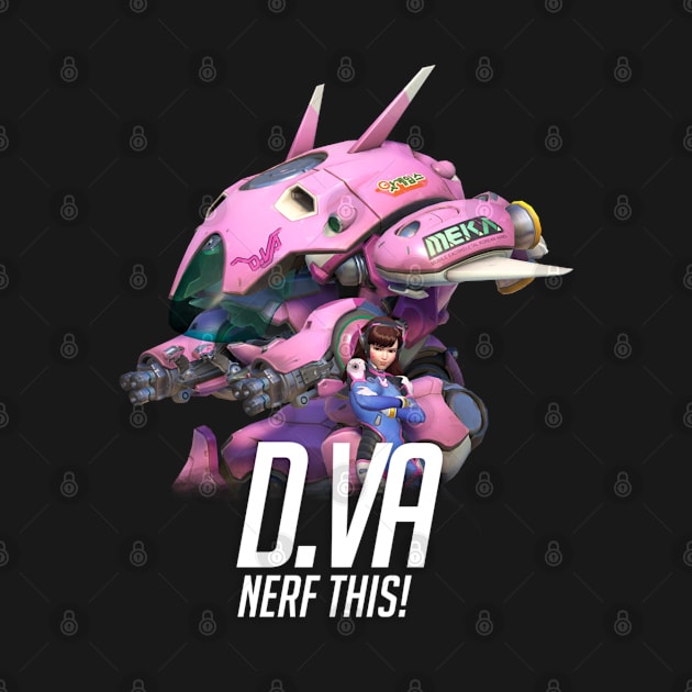 D.Va - Nerf This! by galacticshirts