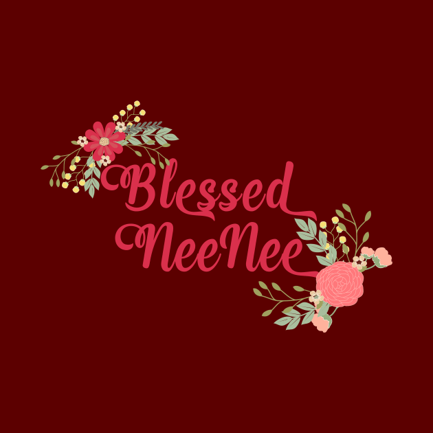 Blessed NeeNee Floral Christian Grandma Gift by g14u