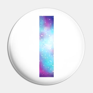 Letter I galaxy Pin