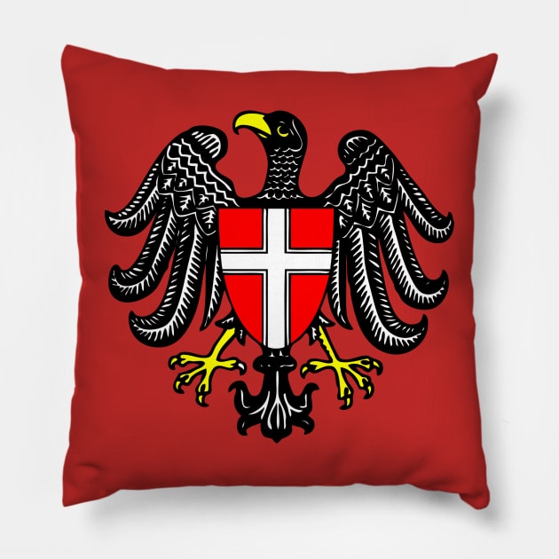 austria eagle Pillow by Huggy Mauve