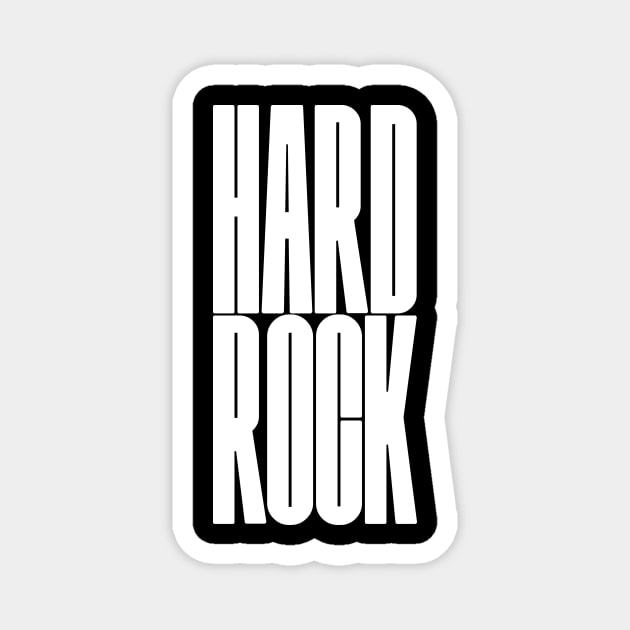 hardrock bold text Magnet by lkn