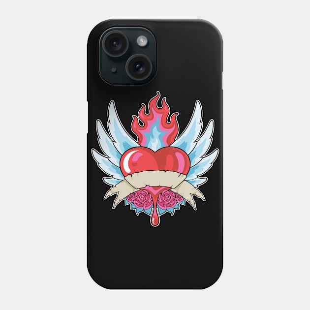 Flying Heart Phone Case by viSionDesign